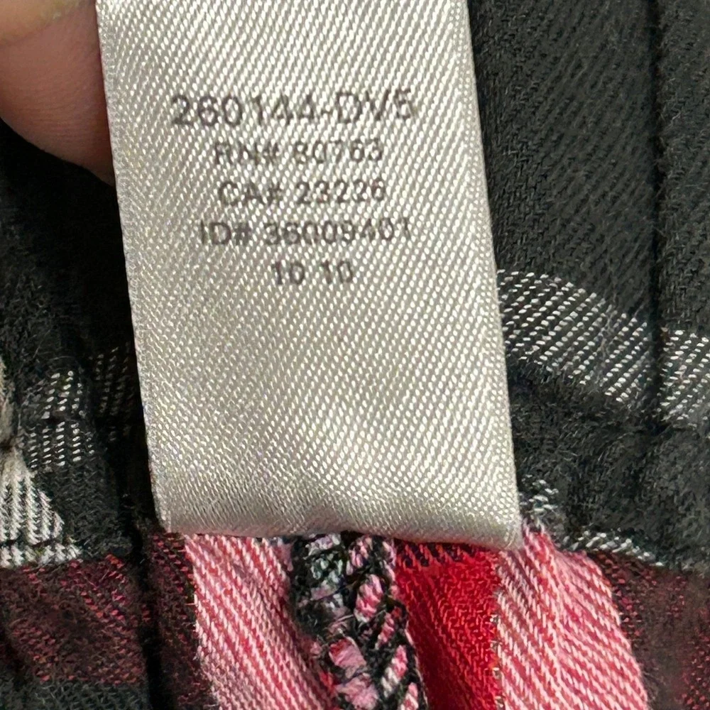 Victoria's Secret Pajama Pants Womens XL Red Plaid Cotton Dream Angels Sleepwear